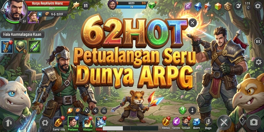 Gameplay mendebarkan di dunia ARPG 62HOT dengan aksi seru.