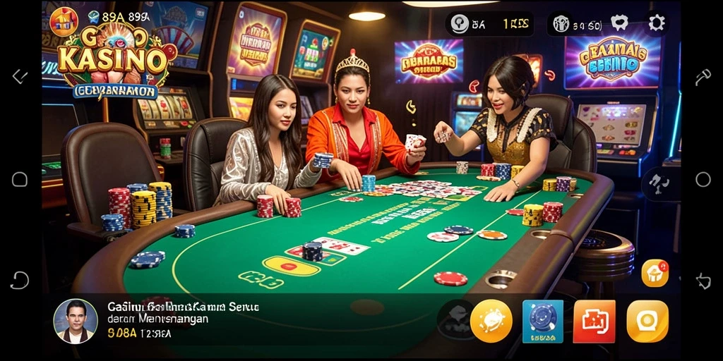 Screenshot gameplay Kasino di 898A dengan grafik menawan.