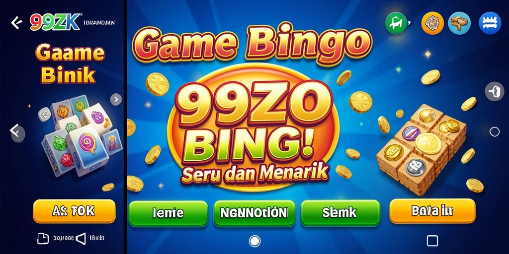 Tangkapan layar <strong>99ZK</strong> menampilkan gameplay Bingo yang seru dan interaktif.