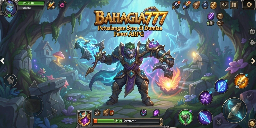 Tampilan menarik dari gameplay ARPG BAHAGIA777 yang memikat.