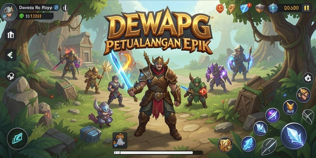 Gameplay menarik DEWAPG dengan grafis yang memukau dan pertempuran seru.