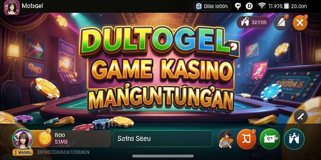 Screenshot gameplay DULTOGEL menunjukkan aksi seru permainan kasino.