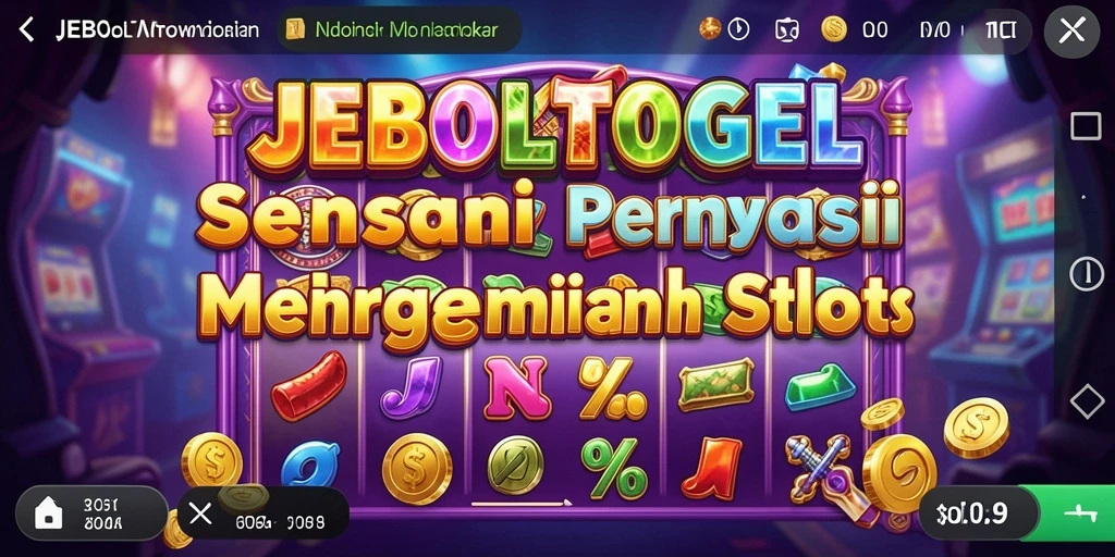 Screenshot gameplay Slot JEBOLTOGEL dengan tampilan menarik.