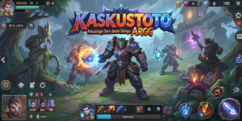 Tampilan gameplay seru dari KASKUSTOTO dalam dunia ARPG.