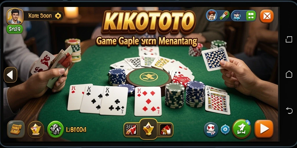 Tampilan gameplay KIKOTOTO yang mengasyikkan dan interaktif.