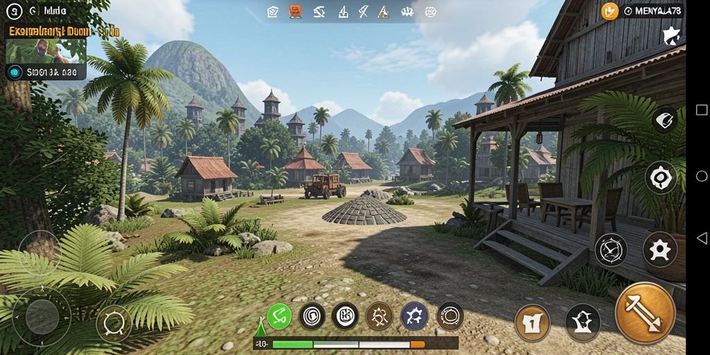 Tampilan utama gameplay MENYALA78 yang menampilkan simulasi kreatif.