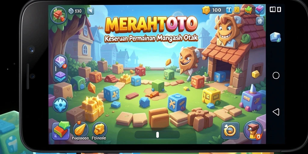 Gameplay menarik dalam MERAHTOTO menampilkan tantangan Puzzle yang seru.