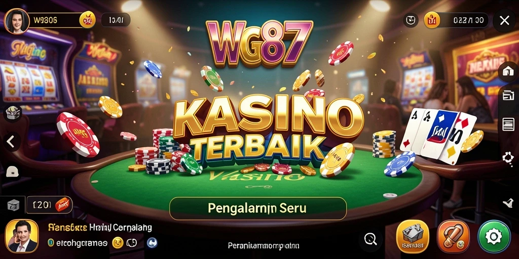 Tampilan gameplay Kasino yang menarik dan penuh warna.
